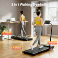 Everfit Electric Treadmill Walking Pad 380mm Incline Black