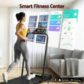 Everfit Electric Treadmill Walking Pad 380mm Incline Black
