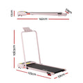 Everfit Electric Treadmill Walking Pad Incline 380mm Pink