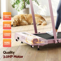 Everfit Electric Treadmill Walking Pad Incline 380mm Pink