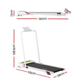 Everfit Electric Treadmill Walking Pad Incline 380mm White