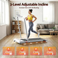 Everfit Electric Treadmill Walking Pad Incline 380mm White