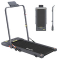 Everfit 2 in 1 Treadmill Electric Walking Pad Under Desk Home Gym Fitness 400mm Grey