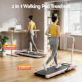 Everfit Electric Walking Pad Treadmill 400mm Pink Under Desk Home
