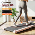 Everfit Electric Walking Pad Treadmill 400mm Pink Under Desk Home