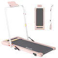 Everfit Electric Walking Pad Treadmill 400mm Pink Under Desk Home