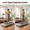 Everfit Electric Treadmill Walking Pad Under Desk 400mm White