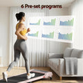 Everfit 3 in 1 Walking Pad Treadmill 12% Incline Under Desk Treadmills for Home Gym With 40cm Wide Belt Pink