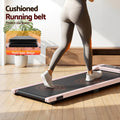 Everfit 3 in 1 Walking Pad Treadmill 12% Incline Under Desk Treadmills for Home Gym With 40cm Wide Belt Pink