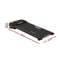 Everfit 3 in 1 Walking Pad Treadmill 20% Auto Incline Under Desk Treadmills for Home Gym With 40cm Wide Belt