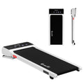 Everfit 3 in 1 Walking Pad Treadmill 20% Auto Incline Under Desk Treadmills for Home Gym With 40cm Wide Belt White