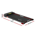 Everfit Electric Treadmill Walking Pad Incline Under Desk Home Gym Black