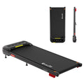 Everfit Electric Treadmill Walking Pad Incline Under Desk Home Gym Black