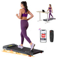 Everfit Electric Treadmill Incline Walking Pad Under Desk Grey