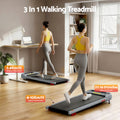 Everfit Electric Treadmill Incline Walking Pad Under Desk Grey