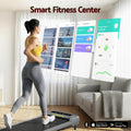 Everfit Electric Treadmill Incline Walking Pad Under Desk Grey