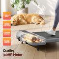 Everfit Electric Treadmill Incline Walking Pad Under Desk Grey