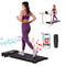 Everfit 2 in 1 Treadmill Electric Walking Pad Under Desk Home Gym Fitness 400mm Black
