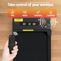 Everfit 2 in 1 Treadmill Electric Walking Pad Under Desk Home Gym Fitness 400mm Black