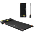 Everfit 2 in 1 Treadmill Electric Walking Pad Under Desk Home Gym Fitness 400mm Black