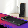 Everfit 2 in 1 Treadmill Electric Walking Pad Under Desk Home Gym Fitness 400mm Black