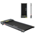 Everfit 2 in 1 Treadmill Electric Walking Pad Under Desk Home Gym Fitness 400mm Grey