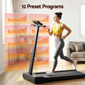Everfit Walking Pad Treadmill 2in1 Foldable 40cm Belt 12 Programs App