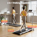 Everfit 3 in 1 Walking Pad Treadmill 12% Incline Foldable Under Desk Treadmills for Home Gym With 40cm Wide Belt Silver