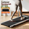 Everfit 3 in 1 Walking Pad Treadmill 12% Incline Foldable Under Desk Treadmills for Home Gym With 40cm Wide Belt Silver