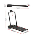 Everfit Walking Pad Treadmill 3in1 20% Incline Under Desk Foldable