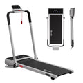 Everfit 3 in 1 Walking Pad Treadmill 20% Auto Incline Under Desk Foldable Treadmills for Home With 40cm Wide Belt Silver