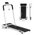 Everfit 3 in 1 Walking Pad Treadmill 20% Auto Incline Under Desk Foldable Treadmills for Home With 40cm Wide Belt White