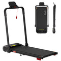 Everfit 3 in1 Treadmill Electric Walking Pad with Incline Foldable for Home Gym Black