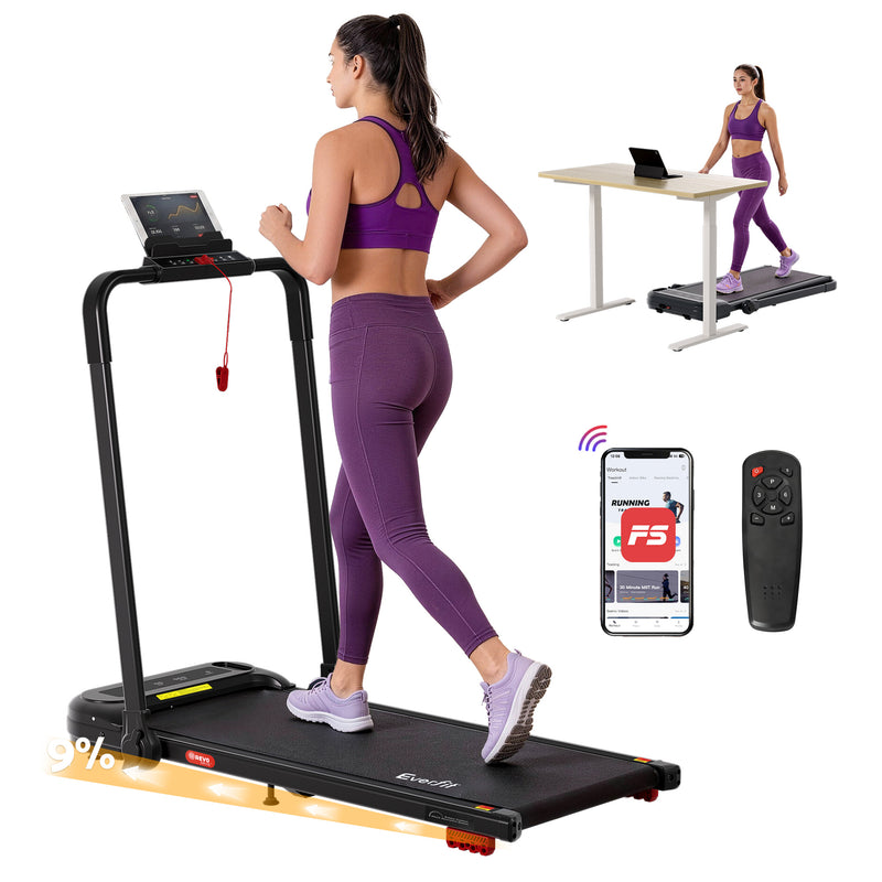 Everfit Electric Treadmill Foldable Walking Pad Incline Home Gym