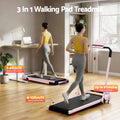 Everfit Electric Treadmill Foldable Incline Walking Pad Pink Home