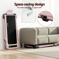 Everfit Electric Treadmill Foldable Incline Walking Pad Pink Home