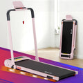 Everfit Electric Treadmill Foldable Incline Walking Pad Pink Home
