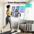 Everfit Electric Treadmill Incline Foldable Walking Pad Home Gym White