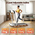 Everfit Electric Treadmill Incline Foldable Walking Pad Home Gym White