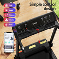 Everfit Electric Treadmill 450mm Foldable Home Gym Fitness Black