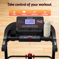 Everfit Electric Treadmill Home Gym 450mm Sit Up Bar Exercise Machine