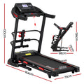 Everfit Electric Treadmill Home Gym 450mm Sit Up Bar Exercise Machine