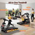 Everfit Electric Treadmill 480mm with Massager Home Gym Fitness