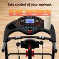 Everfit Electric Treadmill 480mm with Massager Home Gym Fitness