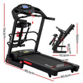 Everfit Electric Treadmill 480mm with Massager Home Gym Fitness