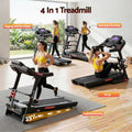 Everfit Electric Treadmill 480mm w/ Sit Up Bar Home Fitness