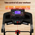 Everfit Electric Treadmill 480mm w/ Sit Up Bar Home Fitness