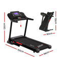 Everfit Electric Treadmill Auto Incline 520mm Home Gym Fitness Machine