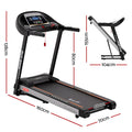 Everfit Electric Treadmill Auto Incline 450mm Home Gym Fitness Machine