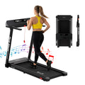 Everfit Electric Treadmill 450mm Foldable Home Gym Fitness Black
